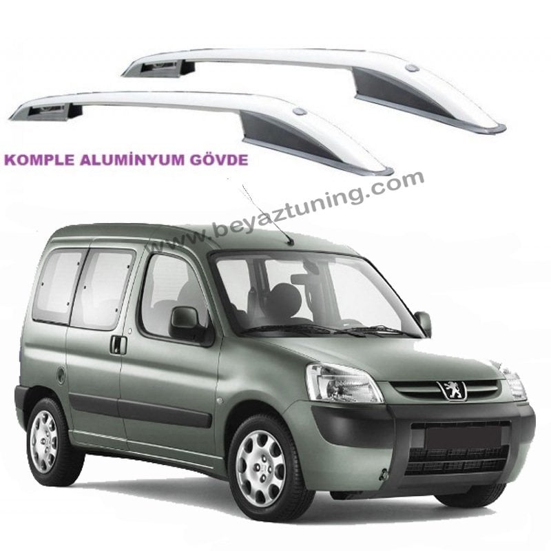 Peugeot Partner 1 Üst Port Bagaj Tavan Çıtası Gri