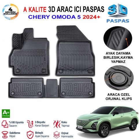 Chery Omoda 5 3D Paspas Havuzlu Pro 2019 Sonrası