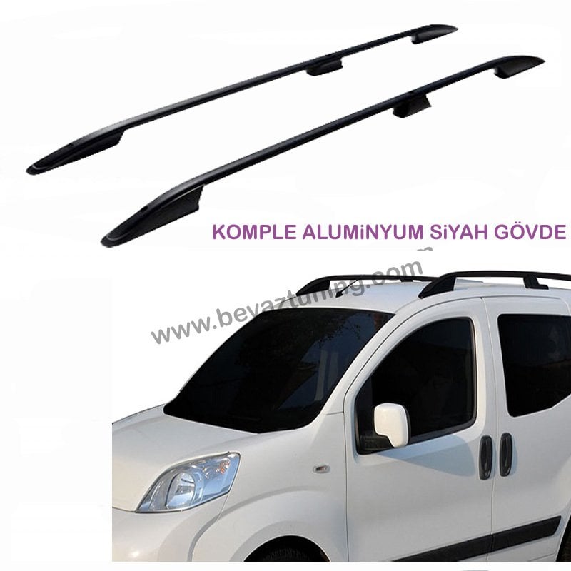 Peugeot Bipper Üst Port Bagaj Tavan Çıtası Siyah