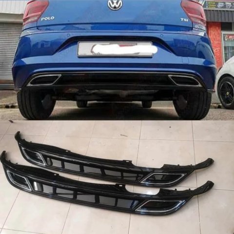 Volkswagen Polo Arka Tampon Difüzörü R Line 2017-