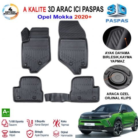 Opel Mokka 3D Paspas Havuzlu Pro 2020 Sonrası