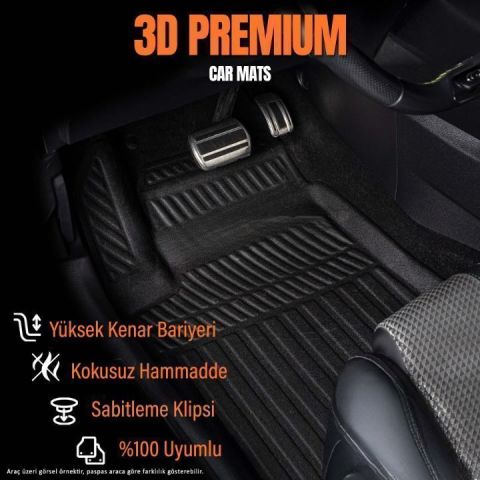 Mercedes B Serisi W246 3D Paspas Havuzlu Pro 2011-2018 Arası