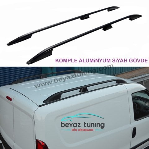 Fiat Doblo 2 Üst Port Bagaj Tavan Çıtası Siyah 2010 Sonrası