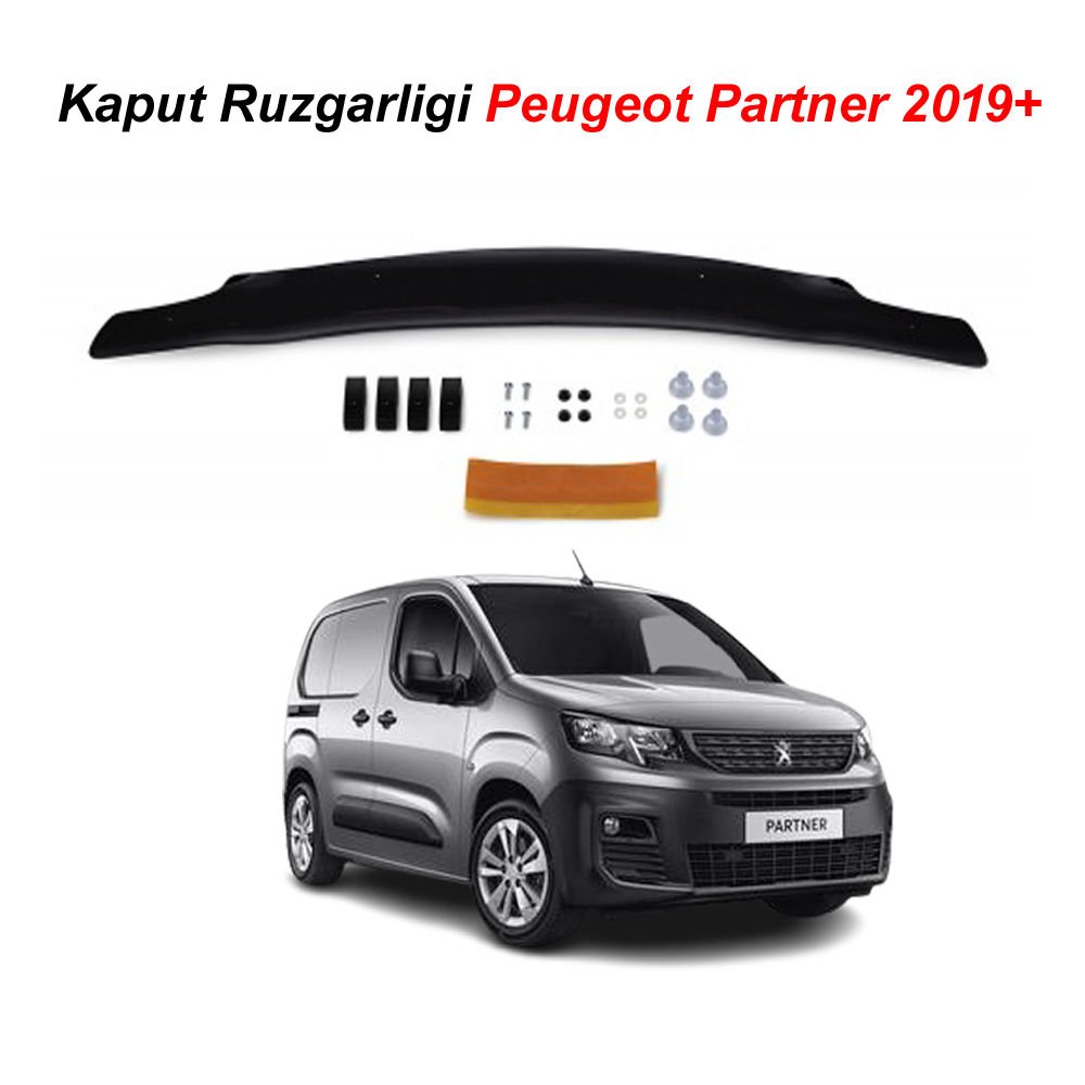 Peugeot Partner Rifter Kaput Rüzgarlığı 2019 Sonrası