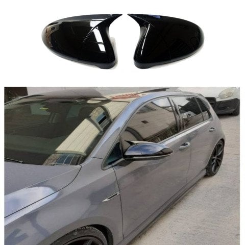 Volkswagen Golf 7 Yarasa Ayna Kapağı Piano Black Parlak Siyah