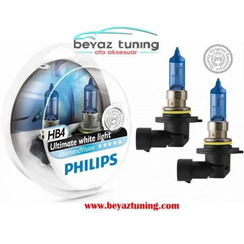 HB4 9004 Far Ampulü Philips 12V 55W Diamond Vision Xenon Efekt