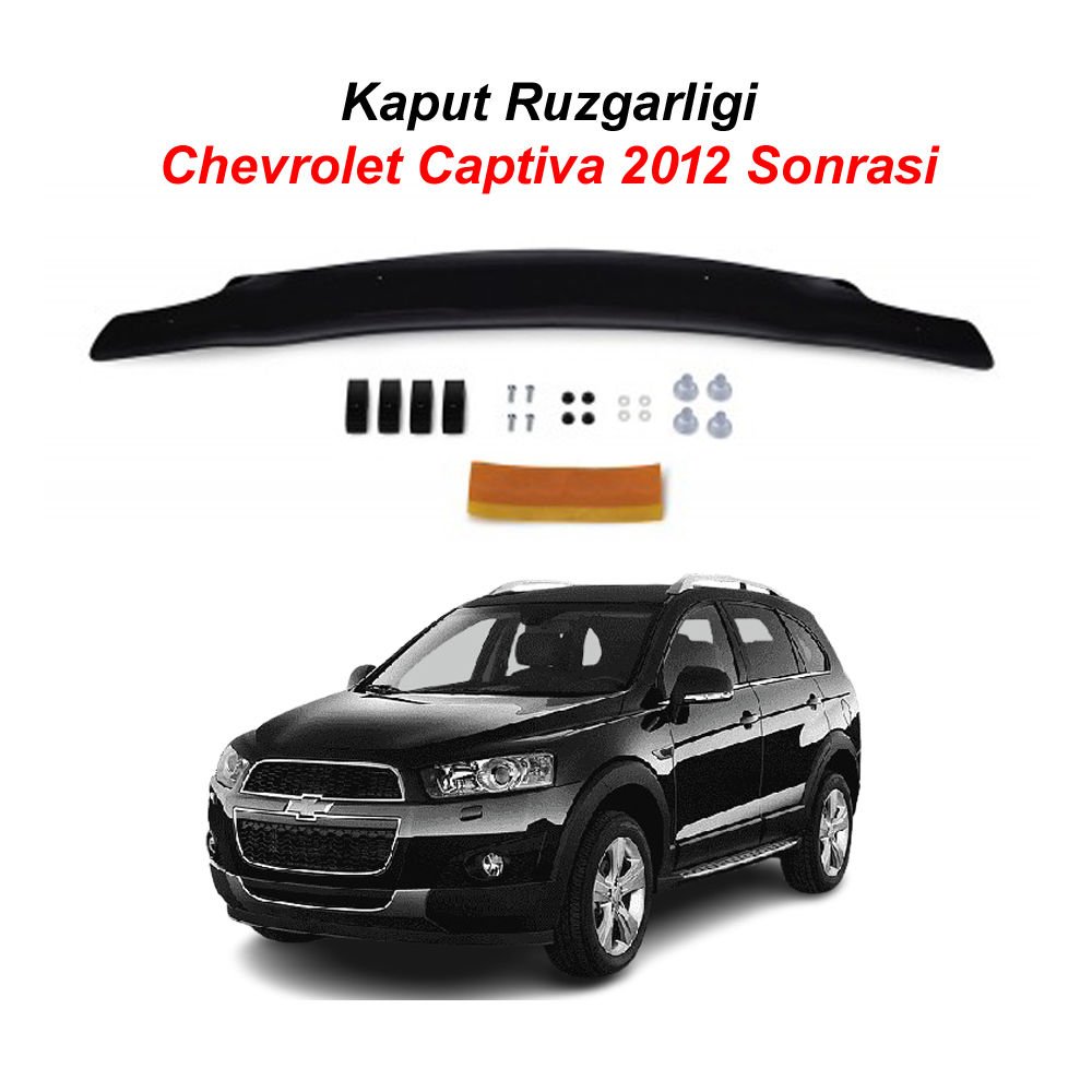 Chevrolet Captiva Kaput Rüzgarlığı 2012 Sonrası