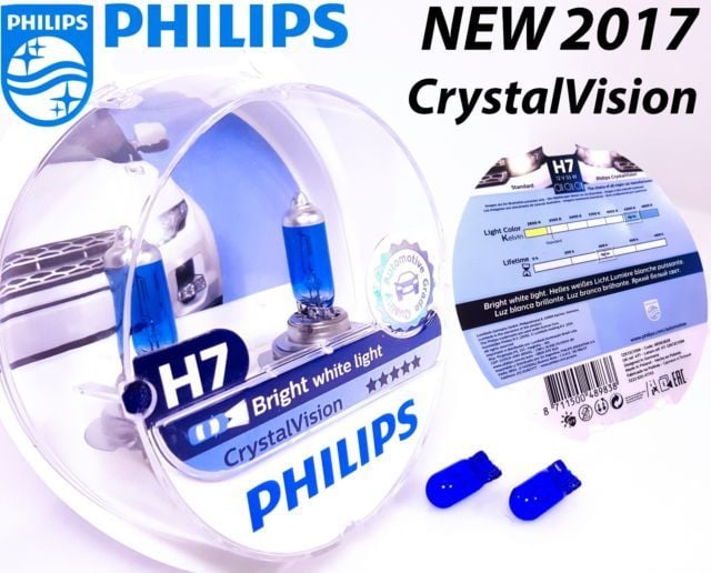 H7 Far Ampulü Philips 12V 55W Crystal Vision
