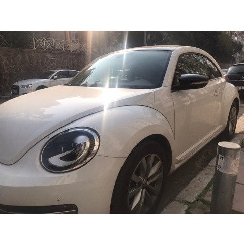 Volkswagen Beetle Yarasa Ayna Kapağı Piano Black Parlak Siyah