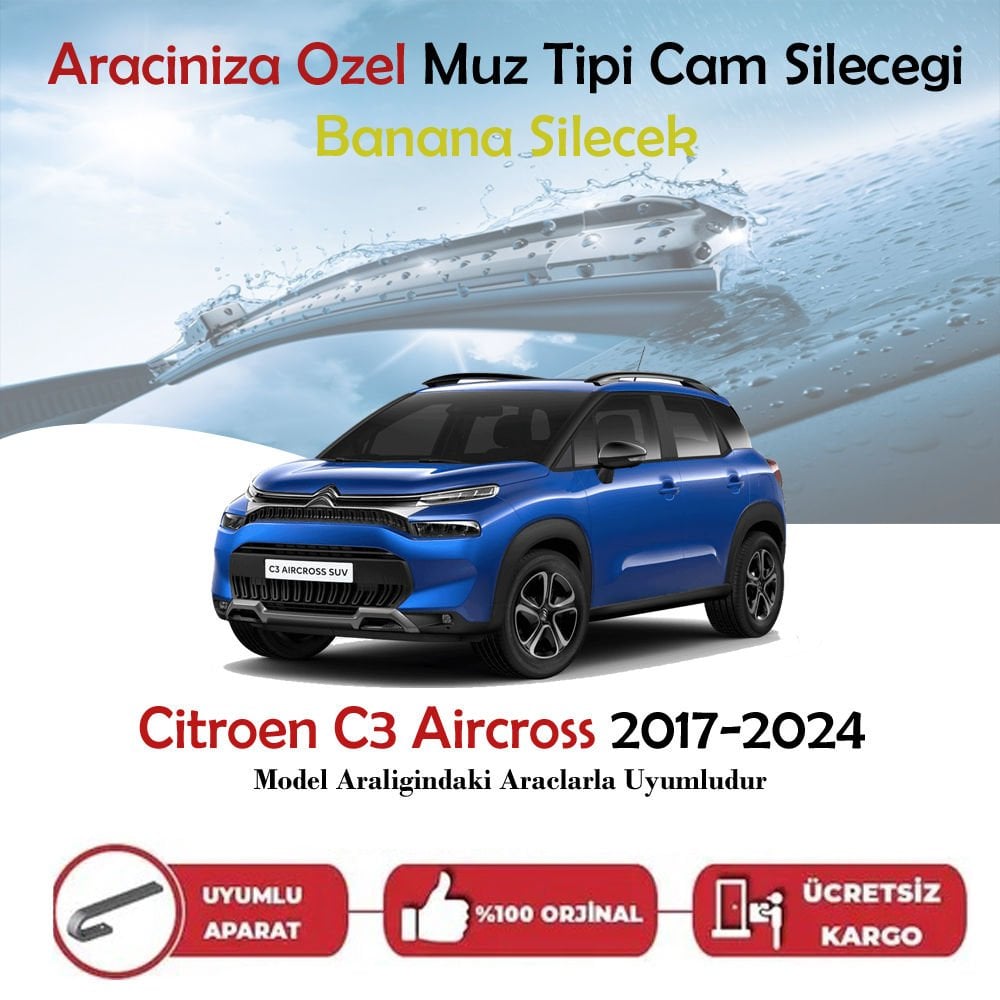Citroen C3 Aircross Muz Silecek Takımı 2017-2024