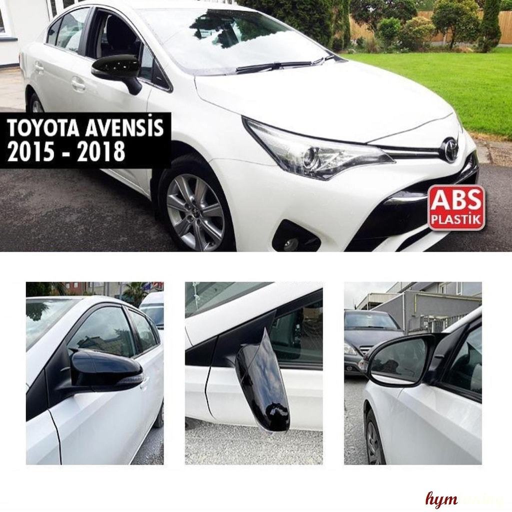 Toyota Avensis Yarasa Ayna Kapağı Piano Black Parlak Siyah