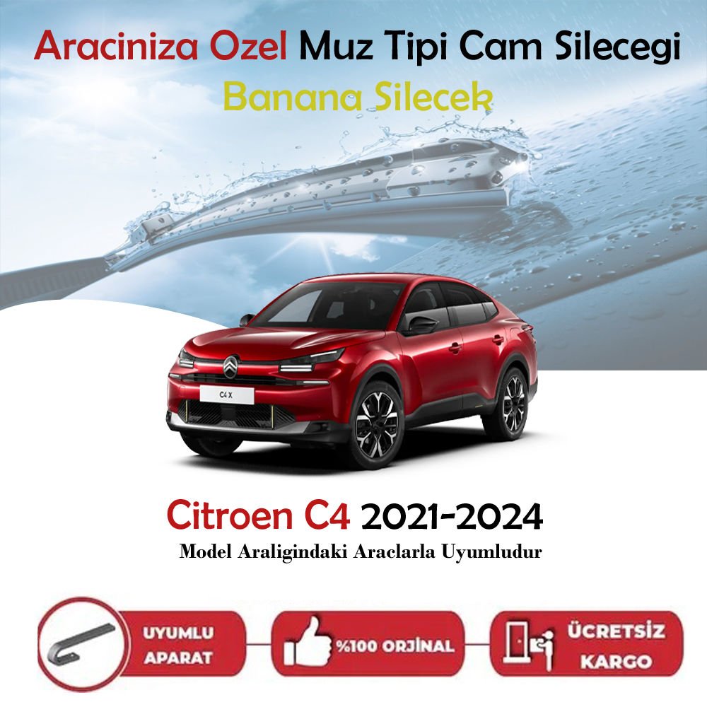 Citroen C4 Muz Silecek Takımı 2021-2024