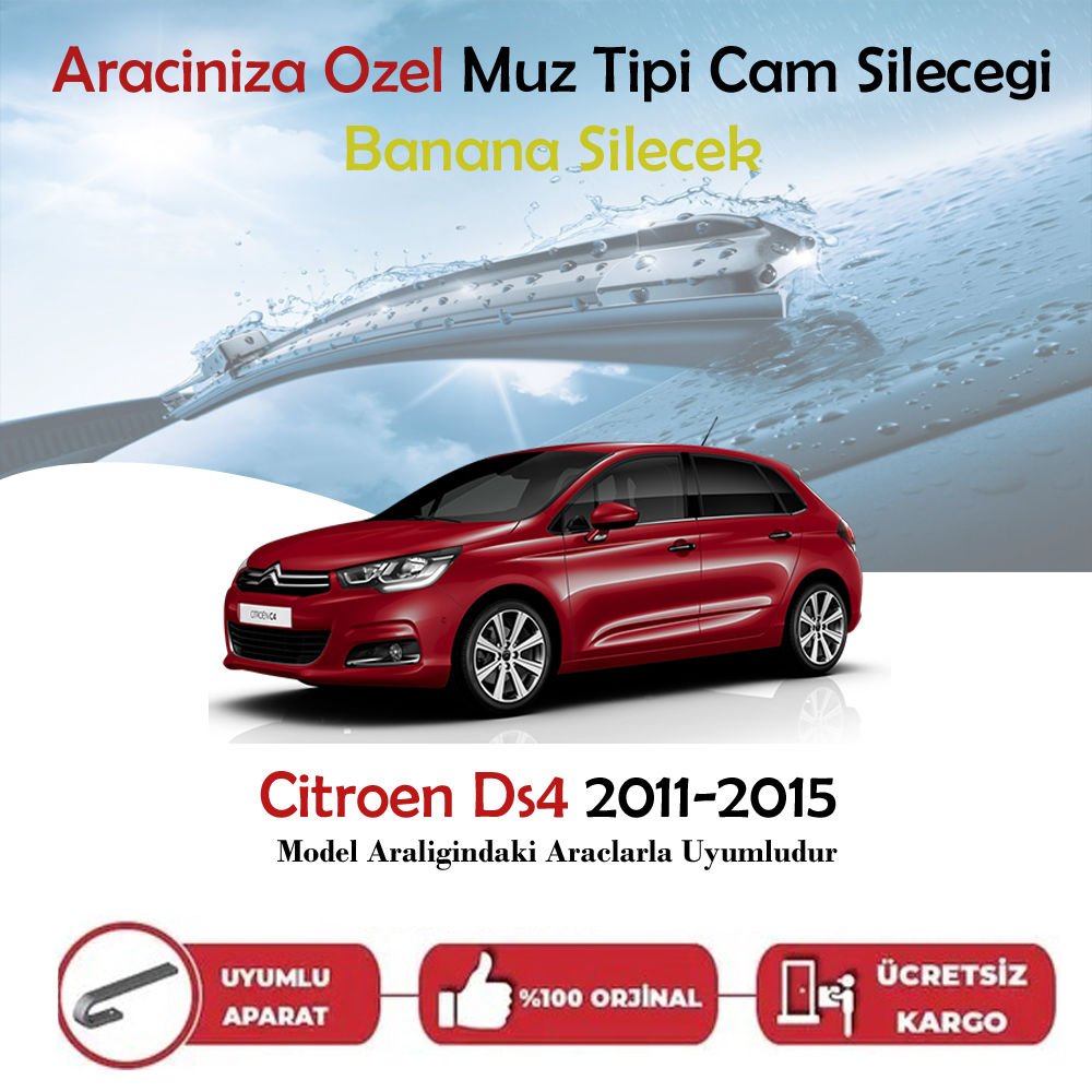 Citroen DS4 Muz Silecek Takımı 2011-2015