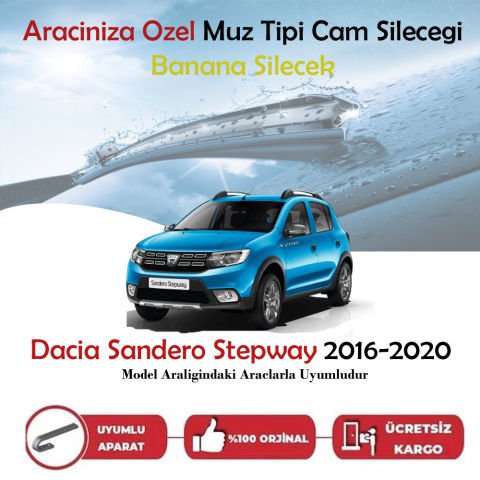 Dacia Sandero Stepway Muz Silecek Takımı 2016-2020