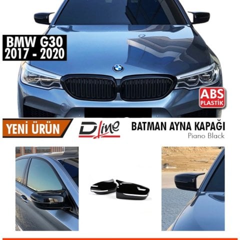 Bmw G30 Yarasa Ayna Kapağı Piano Black Parlak Siyah
