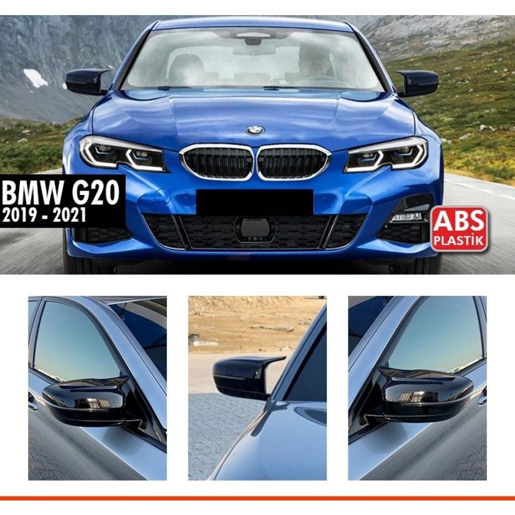 Bmw G20 Yarasa Ayna Kapağı Piano Black Parlak Siyah