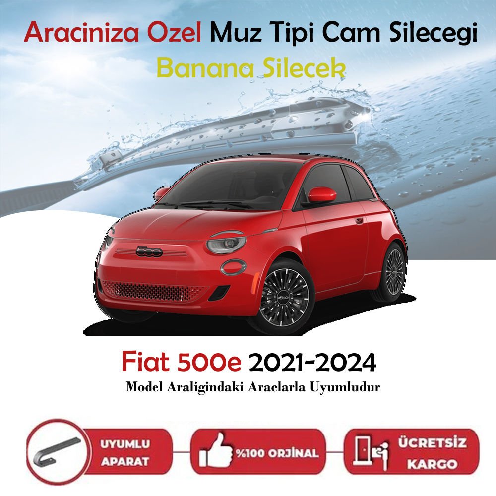 Fiat 500E Muz Silecek Takımı 2021-2024