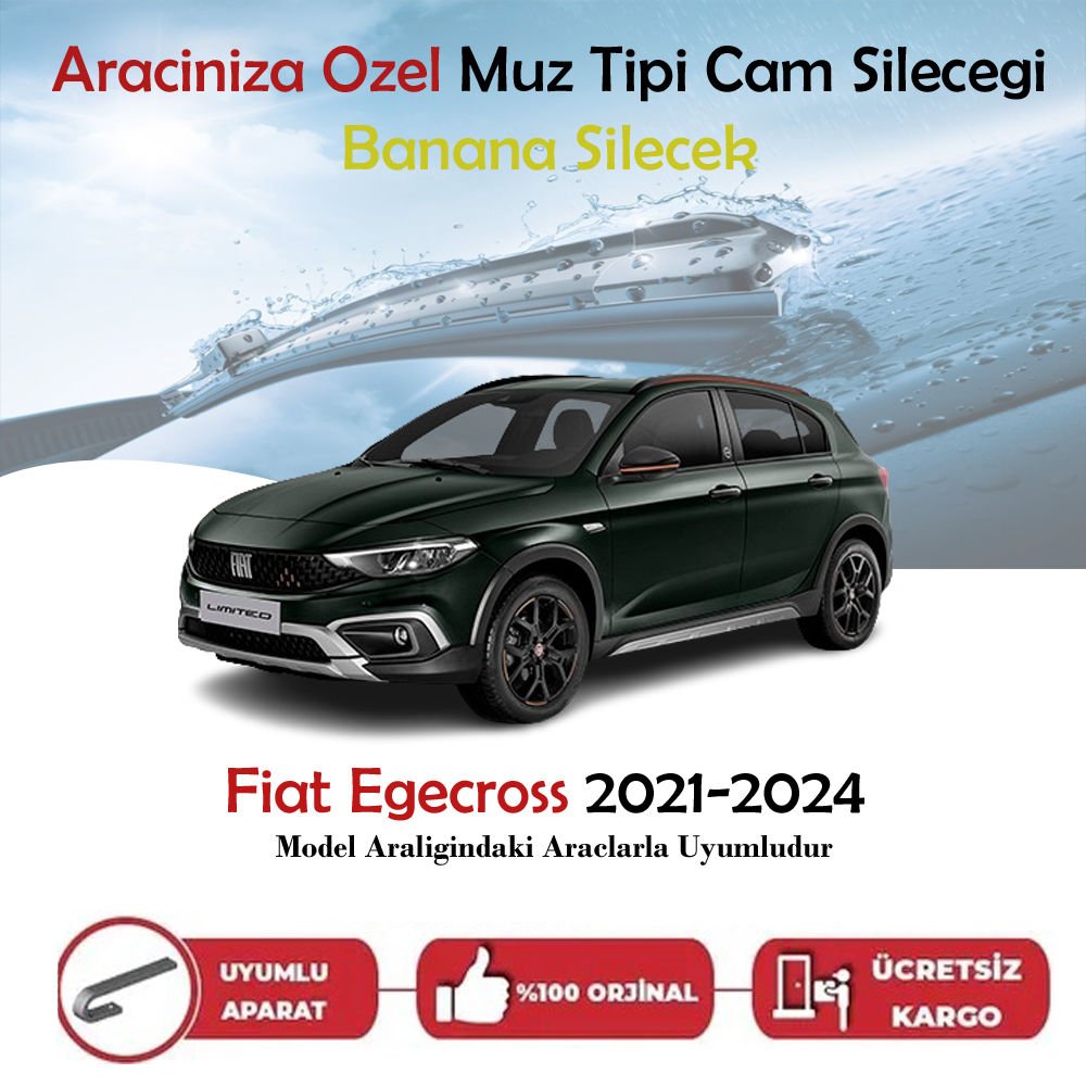 Fiat Egea Cross Muz Silecek Takımı 2021-2024