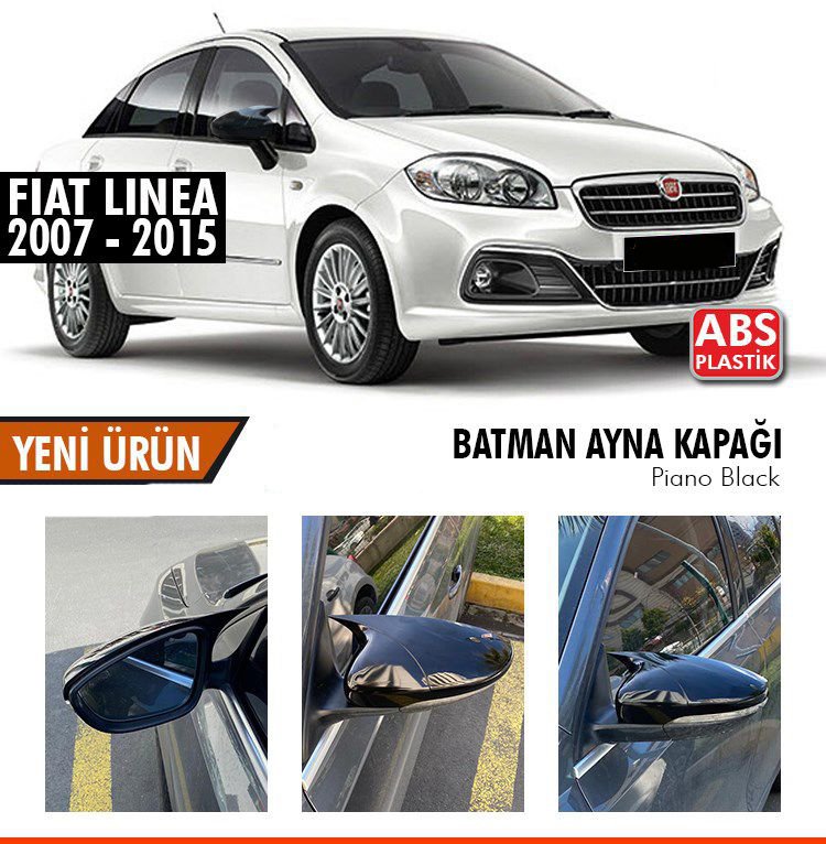 Fiat Linea Yarasa Ayna Kapağı Piano Black Parlak Siyah