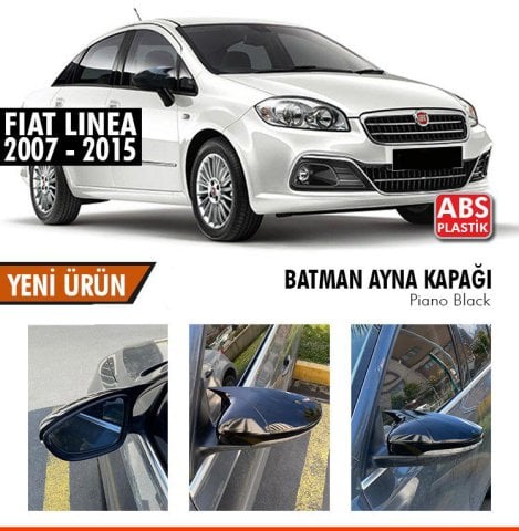 Fiat Linea Yarasa Ayna Kapağı Piano Black Parlak Siyah