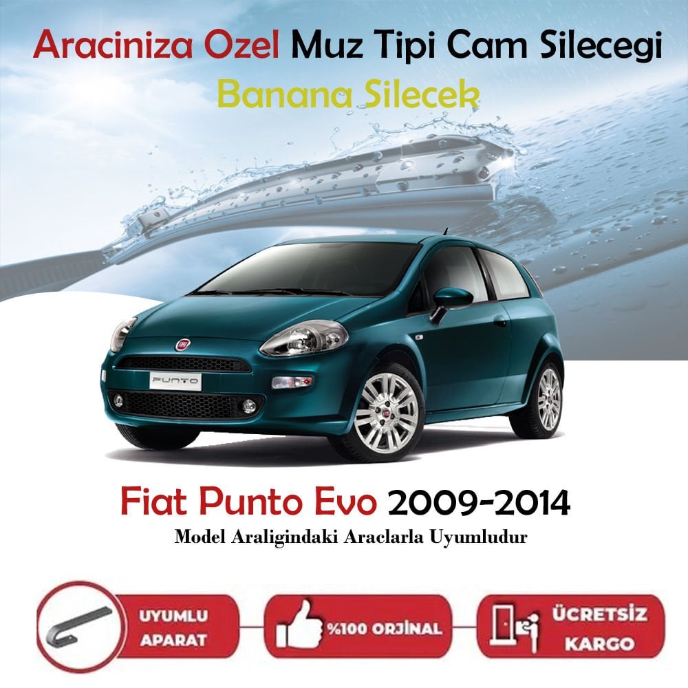 Fiat Punto Evo Muz Silecek Takımı 2009-2014