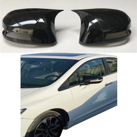 Honda Civic Fb7 Yarasa Ayna Kapağı Piano Black Parlak Siyah