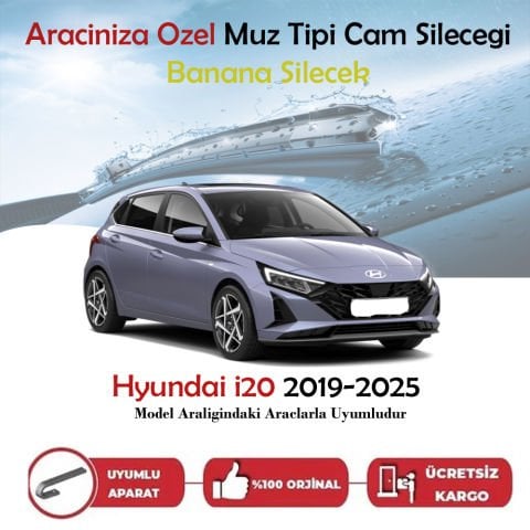 Hyundai İ20 Muz Silecek Takımı 2019-2025
