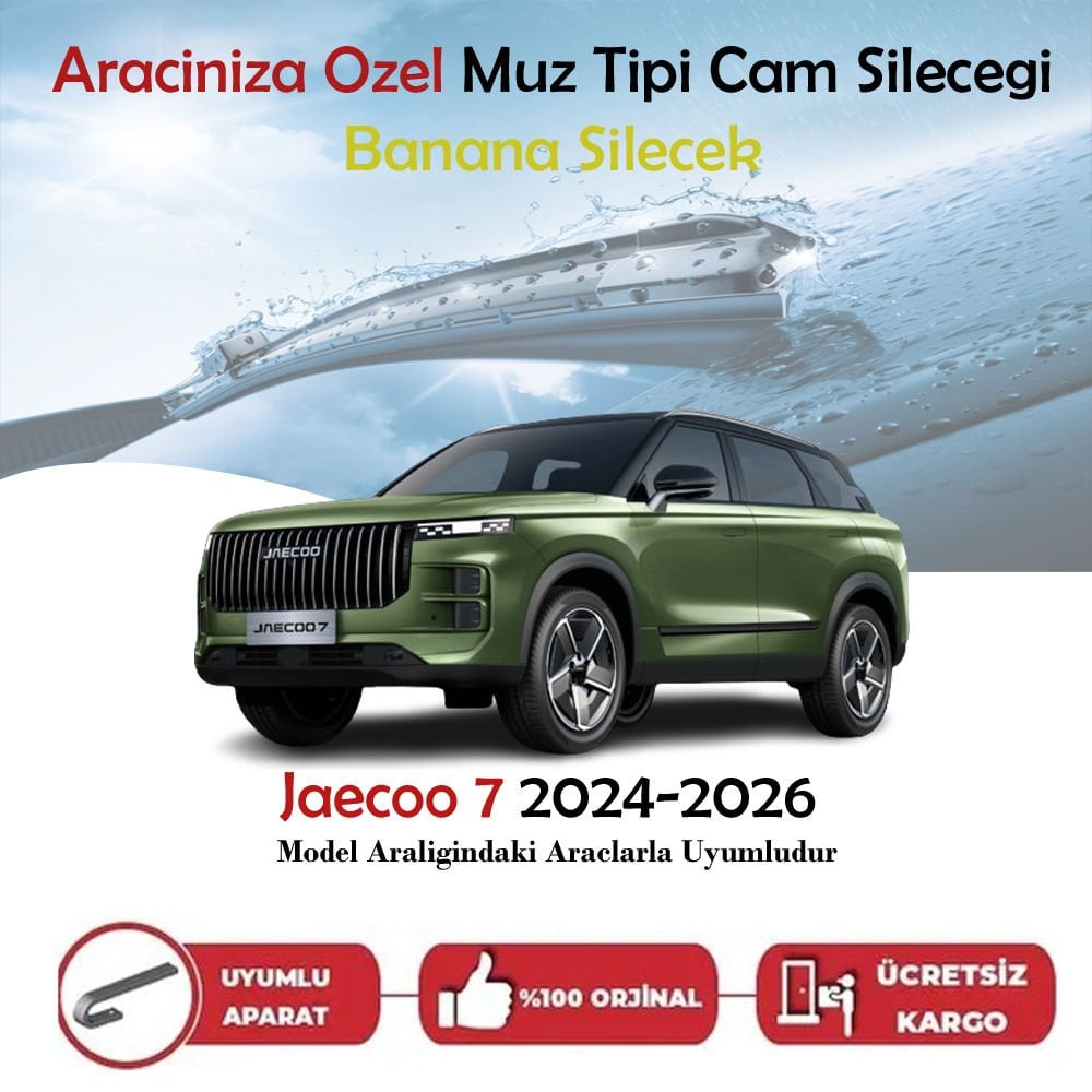 Jaecoo 7 Muz Silecek Takımı 2024-2026