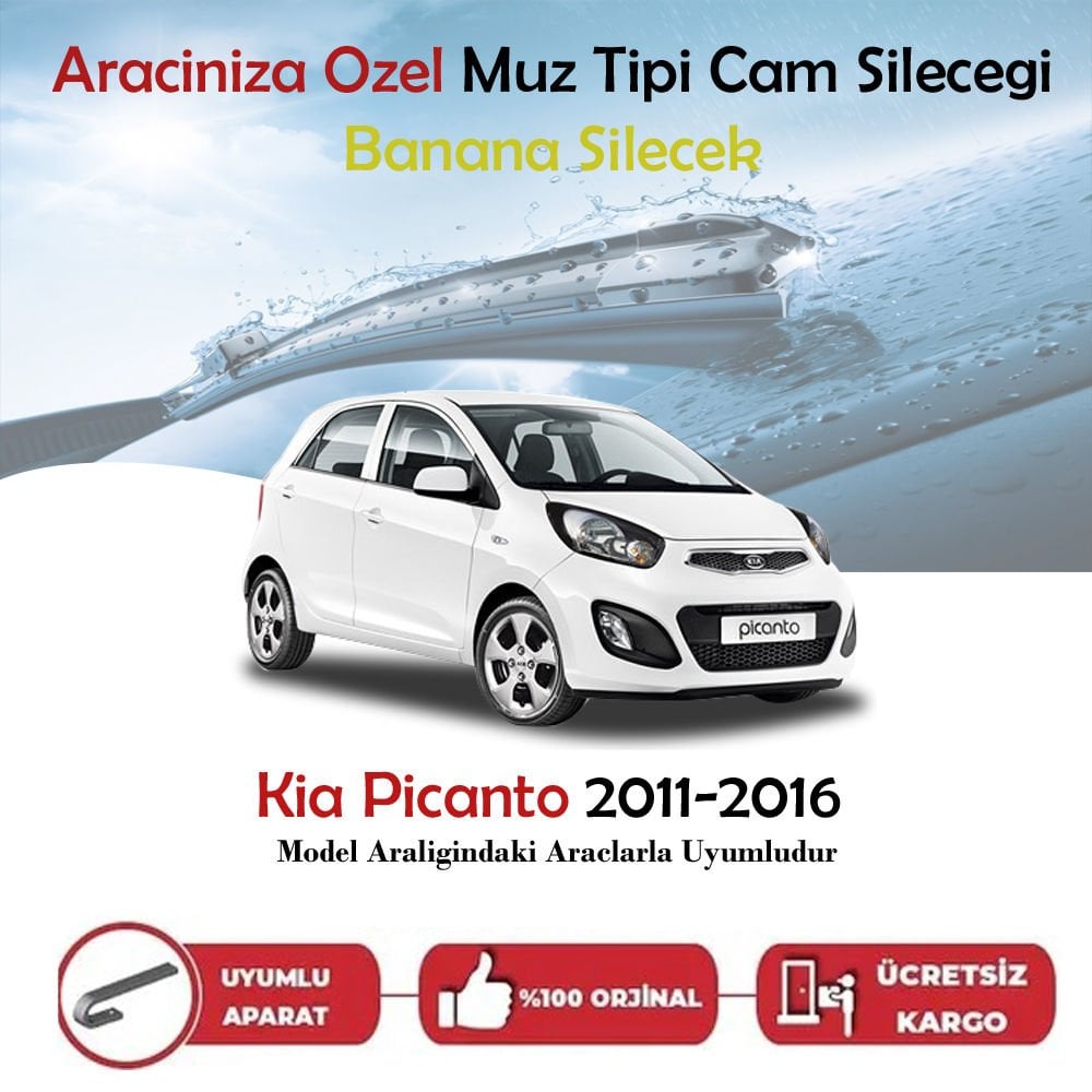 Kia Picanto Muz Silecek Takımı 2011-2016