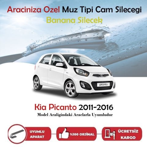 Kia Picanto Muz Silecek Takımı 2011-2016