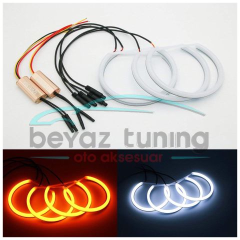 Bmw E90 3 Serisi Serisi Angel Eyes Halkası Takımı 4lü Çift Renk
