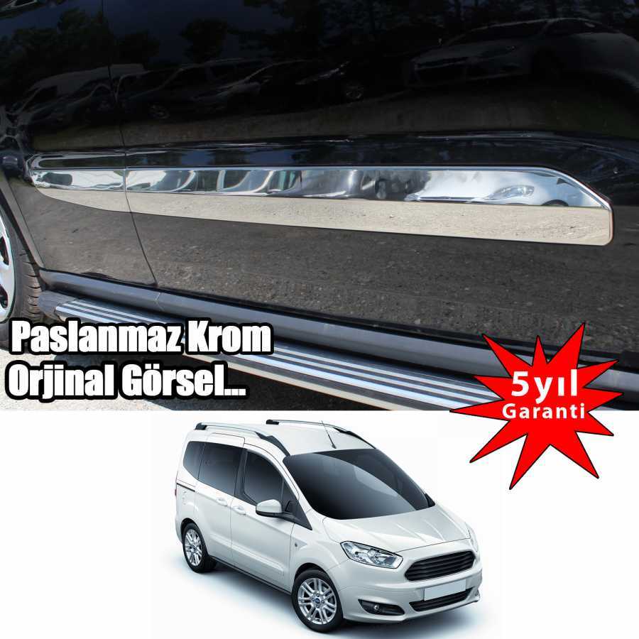 Ford Courier Yan Kapı Çıtası Kromu Nikelajı 2014 Sonrası