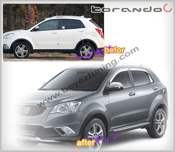 Ssangyong Korando Yan Basamak Koruma Oem Orjinal