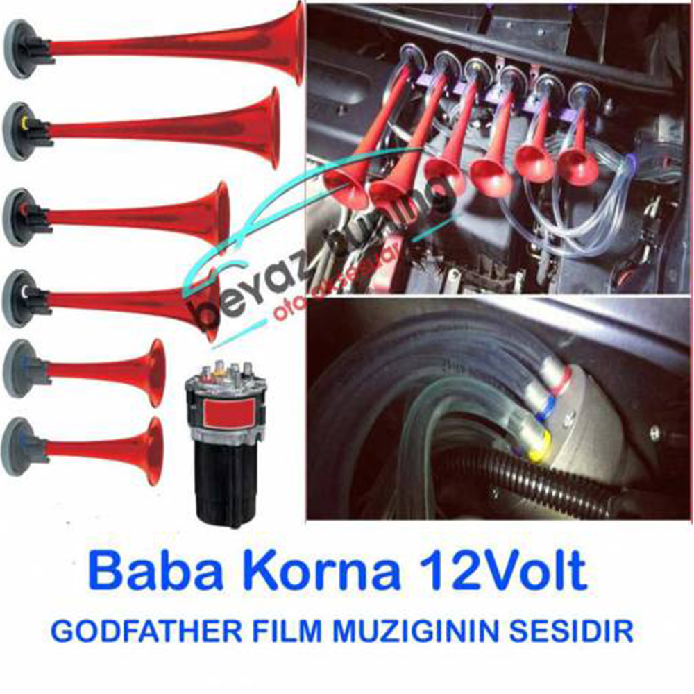 Baba Korna Havalı 6 Borulu 12 Volt Godfather
