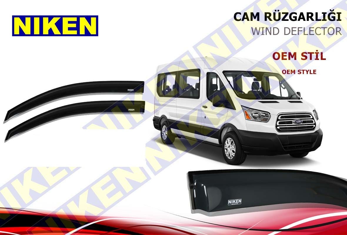 Ford Transit Cam Rüzgarlığı Niken 2014-2020 Arası 2li