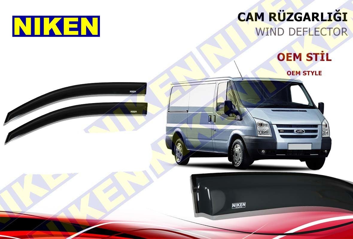 Ford Transit Cam Rüzgarlığı Niken 2002-2013 Arası 2li