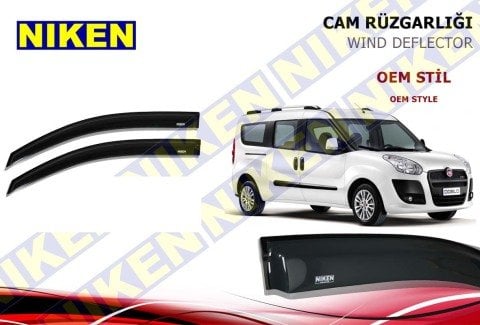 Fiat Doblo 2 Cam Rüzgarlığı Niken 2010 Sonrası 2li