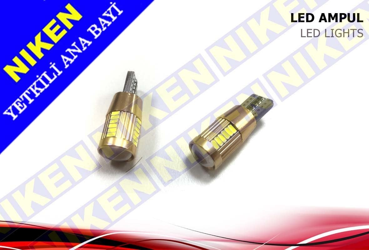 T10 Led-Park Ampul Ledi-Plaka Ampul Ledi Canbus Ultra Beyaz