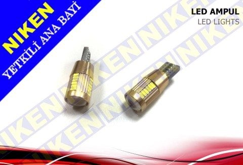 T10 Led-Park Ampul Ledi-Plaka Ampul Ledi Canbus Ultra Beyaz