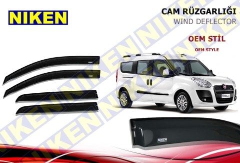 Fiat Doblo 2 Cam Rüzgarlığı Niken 2010 Sonrası 4lü