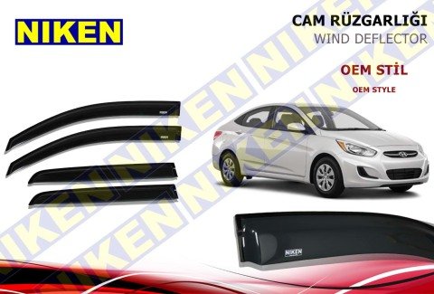 Hyundai Accent Blue Cam Rüzgarlığı Niken