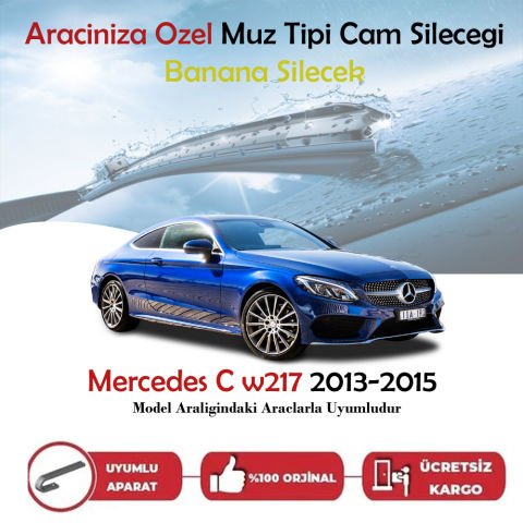 Mercedes C W217 Muz Silecek Takımı 2013-2015