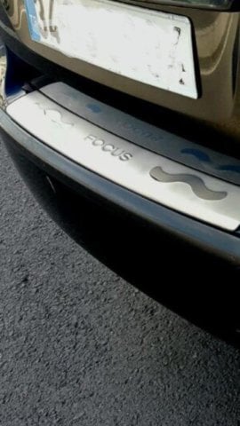 Ford Focus Arka Tampon Üstü Kromu Nikelaj 2005 -2010
