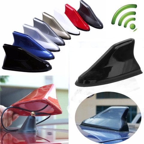 Oto Jaws Anten Elektrikli Silikon Taban Shark Balina Anten Siyah