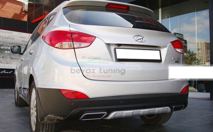 Hyundai ix35 Arka Koruma Difüzör Orjinal Oem Çift Egzozlu