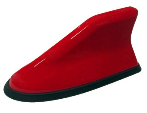 Oto Jaws Anten Elektrikli Silikon Taban Shark Balina Anten Kırmızı