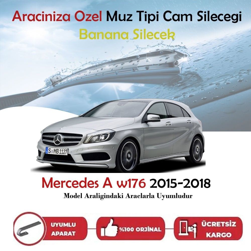 Mercedes A W176 Muz Silecek Takımı 2016-2018