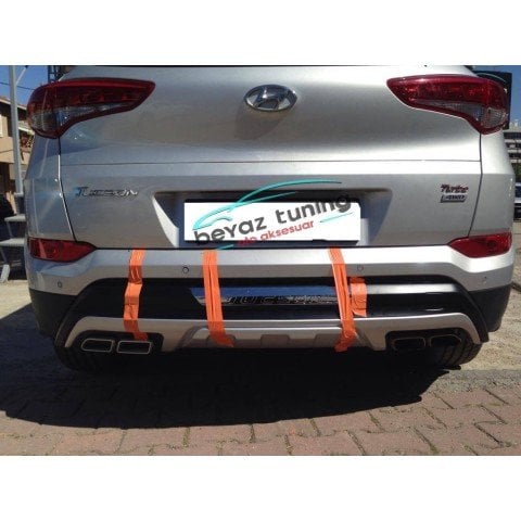 Hyundai Tucson Ön Arka Tampon Koruma Difüzör 2015-2018 Arası