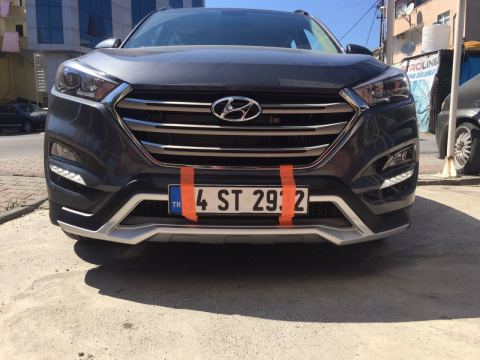 Hyundai Tucson Ön Arka Tampon Koruma Difüzör 2015-2018 Arası