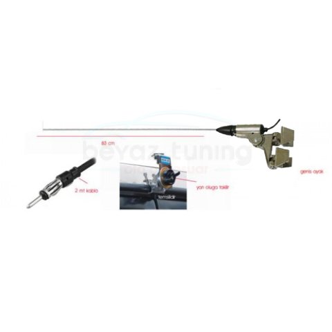 Pioneer Anten Orjinal Tip Oluklu